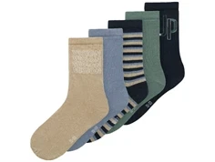 Name It weathered teak strømper (5-pack)